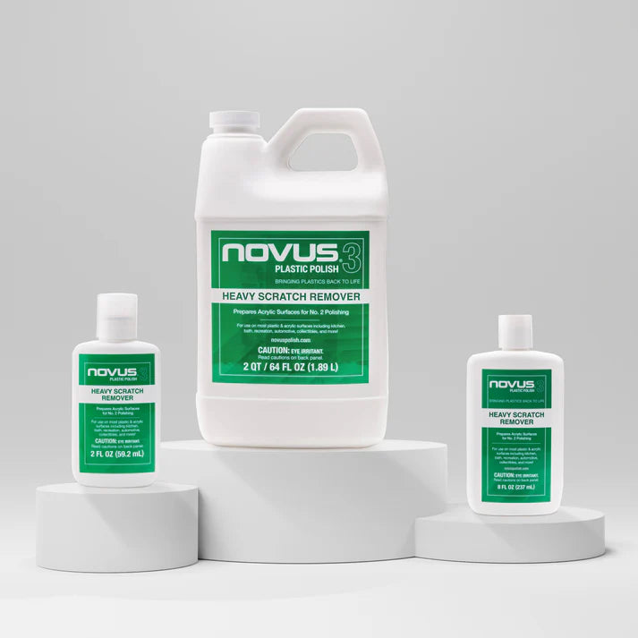NOVUS Plastic Polish #3: Heavy Scratch Remover